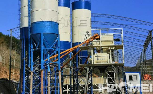 سعة مصنع الخرسانة الجاهزة